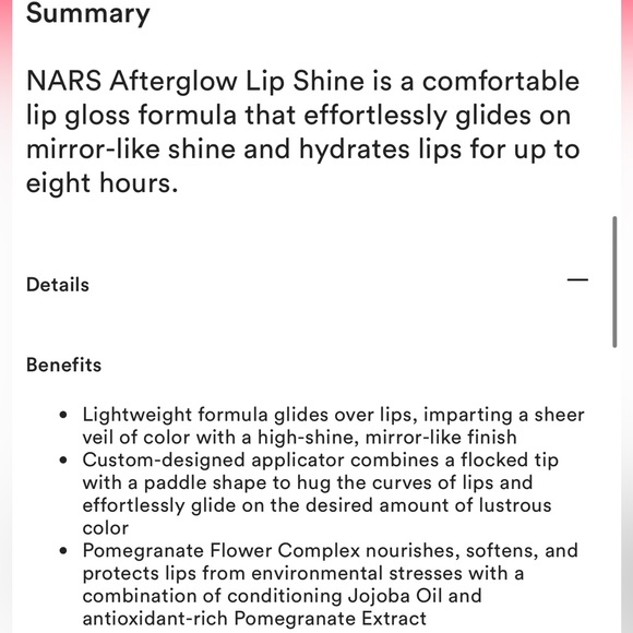 NARS ‘Get Happy’ Afterglow Lip Shine Gloss - Picture 11 of 12